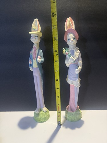 Hand painted resin - hand, rabbit