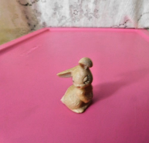 Rabbit figurine resin - figurine,, small